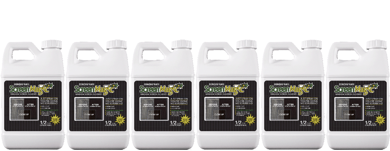 Screen Magic Pro 64-oz concentrate case of 6