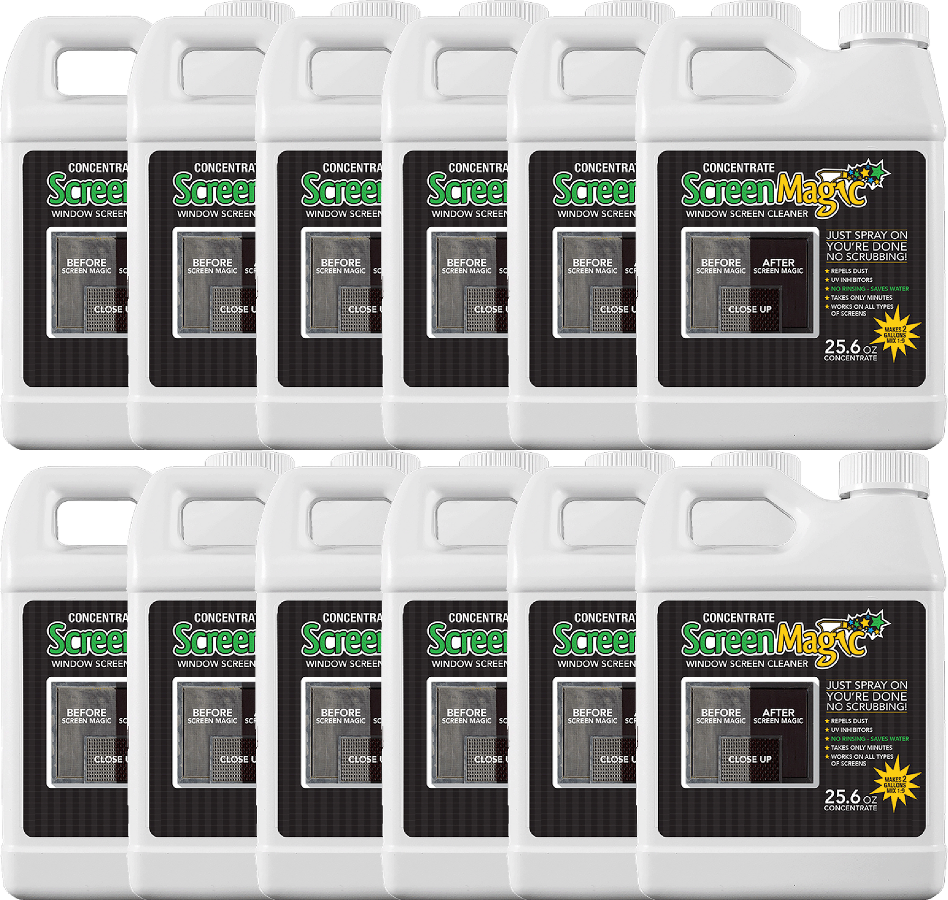 Screen Magic 25.6-oz concentrate case of 12