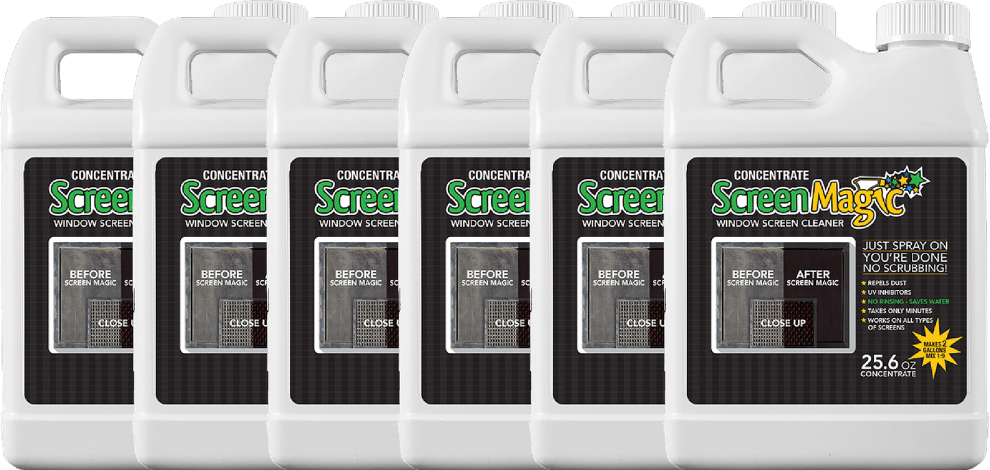 Screen Magic 25.6-oz concentrate case of 6