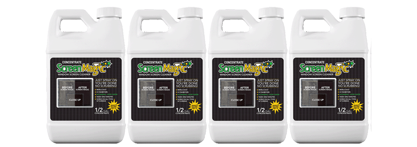Screen Magic Pro 64-oz concentrate case of 4